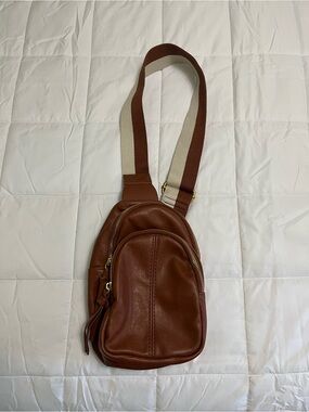Brown Crossbody Sling Bag